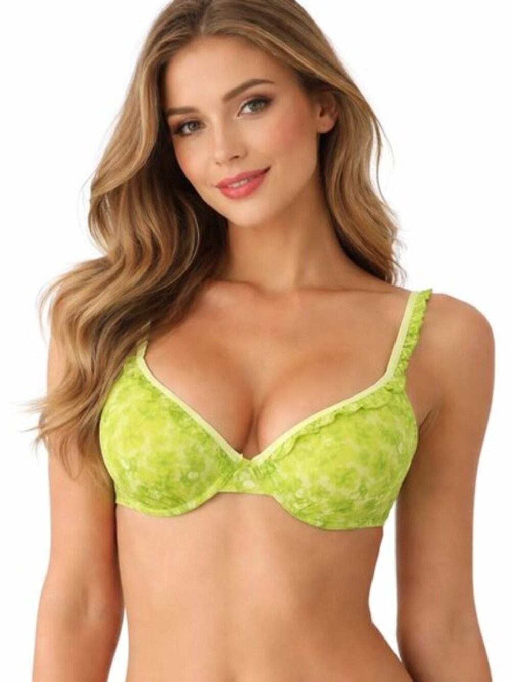 Disney Tinker Bell Bra Push-Up Bra Lime Green Fairycore 38C